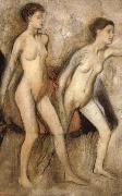 Edgar Degas Young Spartan Girls painting